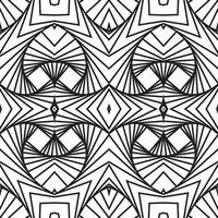 Monochrome Seamless 3D optical wave effect stripe line pattern vector, Vector Twisted Curved Stripe Modern Trendy Illustration of black white background. pattern,