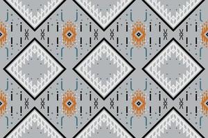 Ikat Seamless Pattern  ikat vector batik textile seamless pattern digital vector design for Print saree Kurti Borneo Fabric border brush symbols swatches cotton