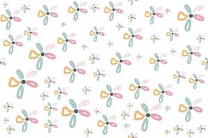 Romantic floral seamless patterns vector ornament design It's a form created by freehand merging. Create beautiful fabric patterns designed for print used in the ,wallpaper,paper,fabric,