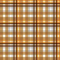 tartan pattern design textile is made with alternating bands of coloured pre-dyed threads woven as both warp and weft at right angles to each other. vector