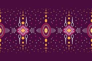 Ikat Seamless Pattern  ikat stripe batik textile seamless pattern digital vector design for Print saree Kurti Borneo Fabric border brush symbols swatches stylish