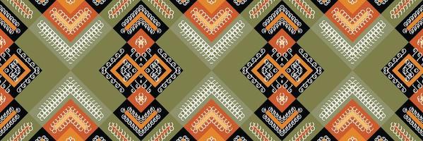 ikat patrón sin costuras textura ikat batik textil patrón sin costuras diseño de vector digital para imprimir saree kurti borde de tela símbolos de pincel muestras ropa de fiesta