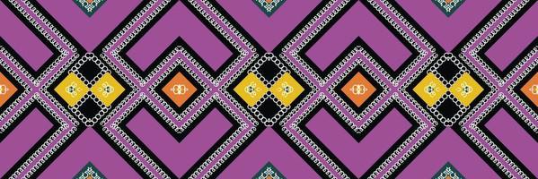 Ethnic pattern design of the Philippines. traditional patterned vector It is a pattern created by combining geometric shapes. Design for print. Using in the fashion industry.