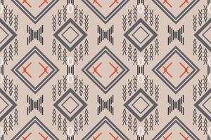 Ethnic Pattern vector. Ikat Seamless embroidery, traditional pattern African art It is a pattern created by combining geometric shapes. Design for print. Using in the fashion industry. vector