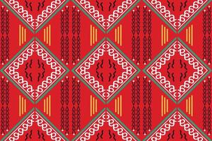 Ikat Seamless Pattern  ikat triangle batik textile seamless pattern digital vector design for Print saree Kurti Borneo Fabric border brush symbols swatches stylish