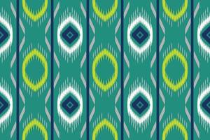 étnico ikat triángulo batik textil de patrones sin fisuras diseño vectorial digital para imprimir saree kurti borneo borde de tela símbolos de pincel muestras con estilo vector