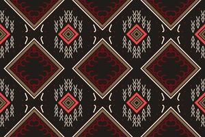 Ikat Seamless Pattern  ikat texture batik textile seamless pattern digital vector design for Print saree Kurti Borneo Fabric border brush symbols swatches designer