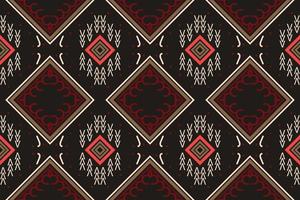 ikat patrón sin costuras textura ikat batik textil patrón sin costuras diseño de vector digital para imprimir sari kurti borde de tela símbolos de pincel muestras diseñador