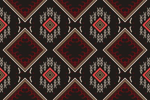 Ikat Seamless Pattern  ikat texture batik textile seamless pattern digital vector design for Print saree Kurti Borneo Fabric border brush symbols swatches designer