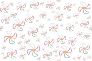 Romantic Flower seamless patterns vector design It's a form created by freehand merging. Create beautiful fabric patterns designed for print used in the ,wallpaper,paper,fabric,