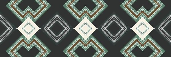 Ethnic pattern design of the Philippines. traditional pattern design It is a pattern created by combining geometric shapes. Design for print. Using in the fashion industry. vector