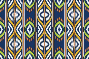 Ethnic ikat stripe batik textile seamless pattern digital vector design for Print saree Kurti Borneo Fabric border brush symbols swatches designer