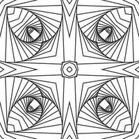 3D Vector illustration. Abstract dynamical crumpled texture. 3D pattern. The illusion of movement pattern.