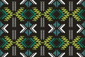 Ethnic pattern vector. traditional patterned old saree dress design It is a pattern created by combining geometric shapes. Design for print. Using in the fashion industry. vector