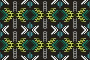 Ethnic pattern vector. traditional patterned old saree dress design It is a pattern created by combining geometric shapes. Design for print. Using in the fashion industry. vector