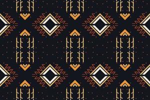 Ethnic Aztec Ikat Seamless Pattern Textile ikat damask seamless pattern digital vector design for Print saree Kurti Borneo Fabric Aztec brush symbols swatches stylish