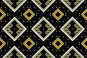 Ethnic Aztec Ikat Seamless Pattern Textile ikat frame seamless pattern digital vector design for Print saree Kurti Borneo Fabric Aztec brush symbols swatches designer