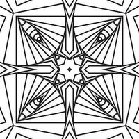 Monochrome Seamless 3D Stripe Pattern Abstract dynamical crumpled texture. 3D pattern. The illusion of movement pattern. vector