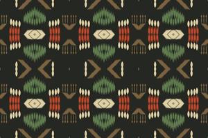 batiktextile ikat triángulo patrón sin costuras diseño vectorial digital para imprimir saree kurti borneo borde de tela símbolos de pincel muestras diseñador vector