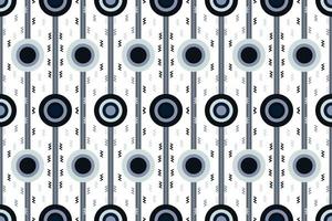 Style Modern geometry shapes seamless pattern It consists of a polyhedron such as a circle square triangle Used in the textile industry, fabric pattern, paper, wallpaper, book cover vector