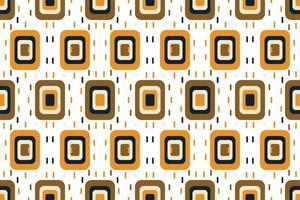 Very Beautiful Modern geometry shapes vector seamless pattern It consists of a polyhedron such as a circle square triangle Used in the textile industry, fabric pattern, paper, wallpaper, book cover