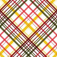 check patterns design textile is made with alternating bands of coloured pre dyed threads woven as both warp and weft at right angles to each other. vector