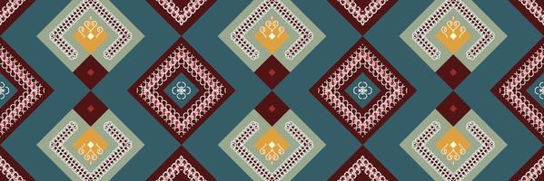 Ethnic pattern design of the Philippines. Traditional ethnic pattern design It is a pattern created by combining geometric shapes. Design for print. Using in the fashion industry. vector