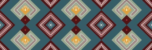 Ethnic pattern design of the Philippines. Traditional ethnic pattern design It is a pattern created by combining geometric shapes. Design for print. Using in the fashion industry. vector