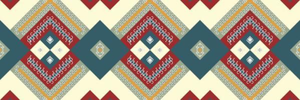 Ethnic Indian prints and patterns. traditional patterned old saree dress design It is a pattern created by combining geometric shapes. Design for print. Using in the fashion industry. vector