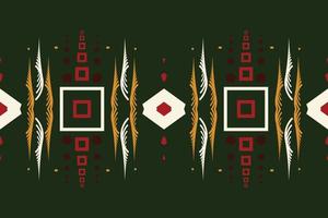 Ethnic border Ikat Seamless Pattern Textile ikat prints seamless pattern digital vector design for Print saree Kurti Borneo Fabric border brush symbols swatches stylish