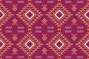 Simple ethnic design in the Philippines. Traditional ethnic pattern design It is a pattern created by combining geometric shapes. Design for print. Using in the fashion industry. vector