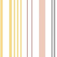 la tela rayada de patrón sin costuras equilibrada imprime rayas relativamente anchas, uniformes, generalmente verticales de color sólido sobre un fondo más claro. se parece al patrón de las telas para toldos. vector