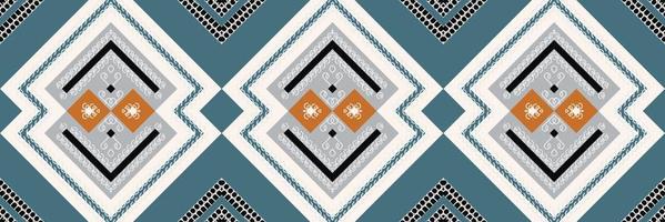 Indian ethnic design pattern. Traditional ethnic pattern design It is a pattern created by combining geometric shapes. Design for print. Using in the fashion industry. vector