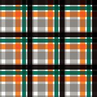tartan pattern fabric design background is made with alternating bands of coloured pre-dyed threads woven as both warp and weft at right angles to each other. vector