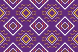 Simple ethnic design. traditional patterned wallpaper It is a pattern created by combining geometric shapes. Design for print. Using in the fashion industry. vector
