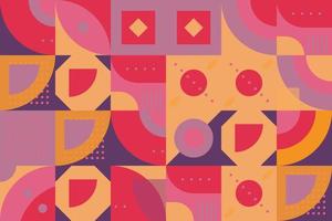 Very Beautiful geometry shapes vector seamless pattern It consists of a polyhedron such as a circle square triangle Used in the textile industry, fabric pattern, paper, wallpaper, book cover