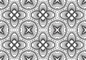Monochrome 3D curved lines, striped on a white background. Geometric shapes from the black lines. vector