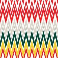 Zigzag chevron pattern Vector background retro vintage design