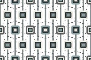 Trendy Modern geometrical shapes vector seamless pattern It consists of a polyhedron such as a circle square triangle Used in the textile industry, fabric pattern, paper, wallpaper, book cover