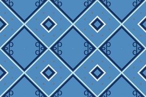 Ethnic Aztec Ikat Seamless Pattern Textile ikat frame seamless pattern digital vector design for Print saree Kurti Borneo Fabric Aztec brush symbols swatches party wear