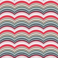 Vintage popular zigzag chevron pattern digital art print summer party backdrop design vector