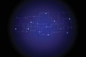 Data line dot communication connect technology digital background vector