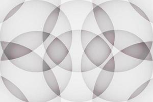 Abstract circular wave white and grey pattern background vector