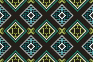 Ethnic pattern Philippine textile. traditional patterned wallpaper It is a pattern created by combining geometric shapes. Design for print. Using in the fashion industry. vector