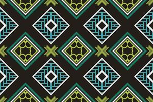 Ethnic pattern Philippine textile. traditional patterned wallpaper It is a pattern created by combining geometric shapes. Design for print. Using in the fashion industry. vector