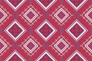 Ethnic pattern vector. traditional patterned carpets It is a pattern created by combining geometric shapes. Design for print. Using in the fashion industry. vector