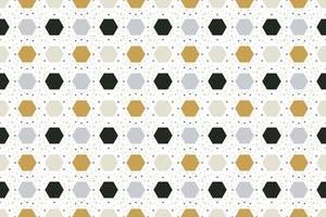 Modern geometry shapes seamless pattern It consists of a polyhedron such as a circle square triangle Used in the textile industry, fabric pattern, paper, wallpaper, book cover vector