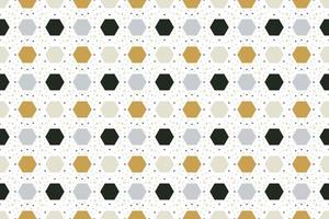 Modern geometry shapes seamless pattern It consists of a polyhedron such as a circle square triangle Used in the textile industry, fabric pattern, paper, wallpaper, book cover vector