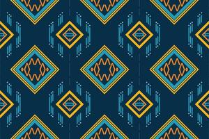 Ethnic Aztec Ikat Seamless Pattern Textile ikat damask seamless pattern digital vector design for Print saree Kurti Borneo Fabric Aztec brush symbols swatches designer