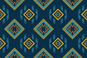 Ethnic Aztec Ikat Seamless Pattern Textile ikat damask seamless pattern digital vector design for Print saree Kurti Borneo Fabric Aztec brush symbols swatches designer